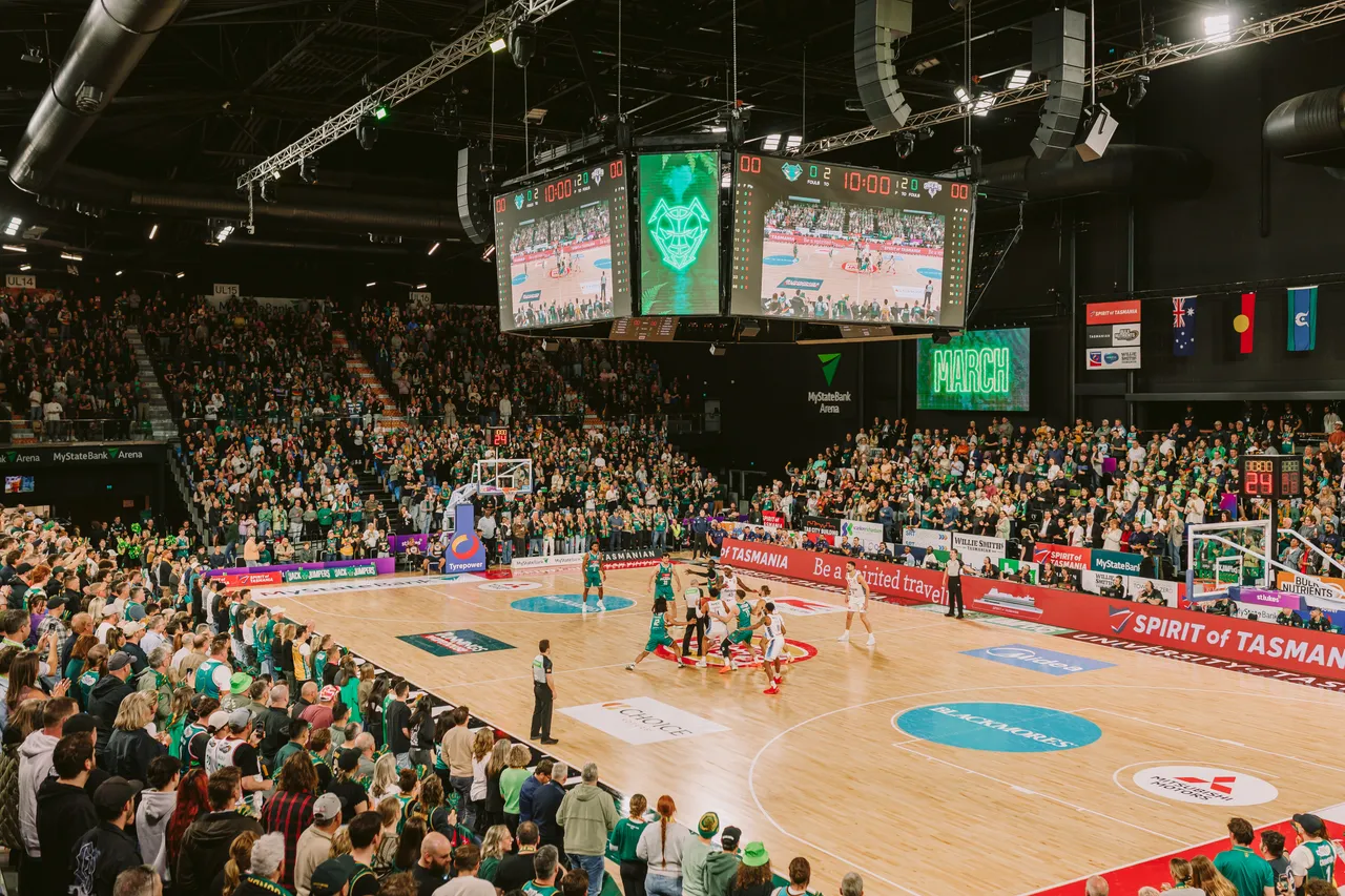 Tasmania JackJumpers Game at MyState Bank Arena