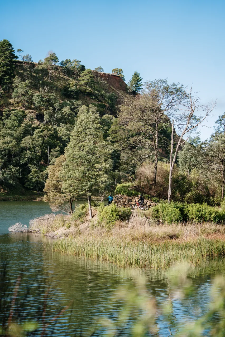 Biking Around Lake Derby
