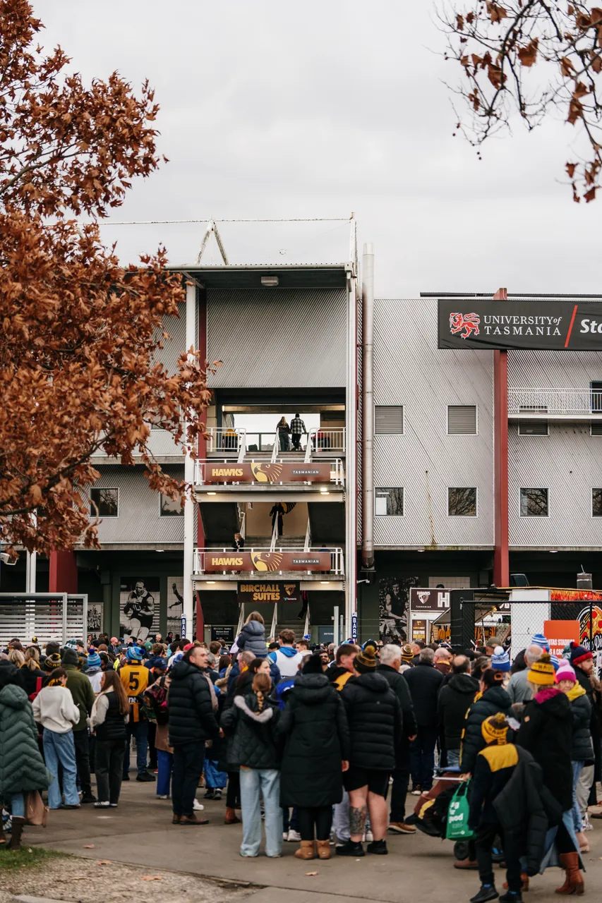 Spectators Entering UTAS Stadium