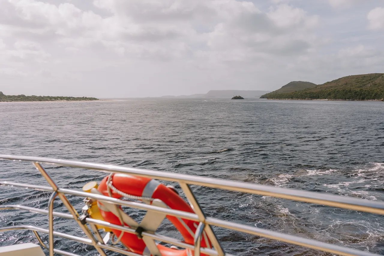 Boat Deck View of Macquarie Harbour