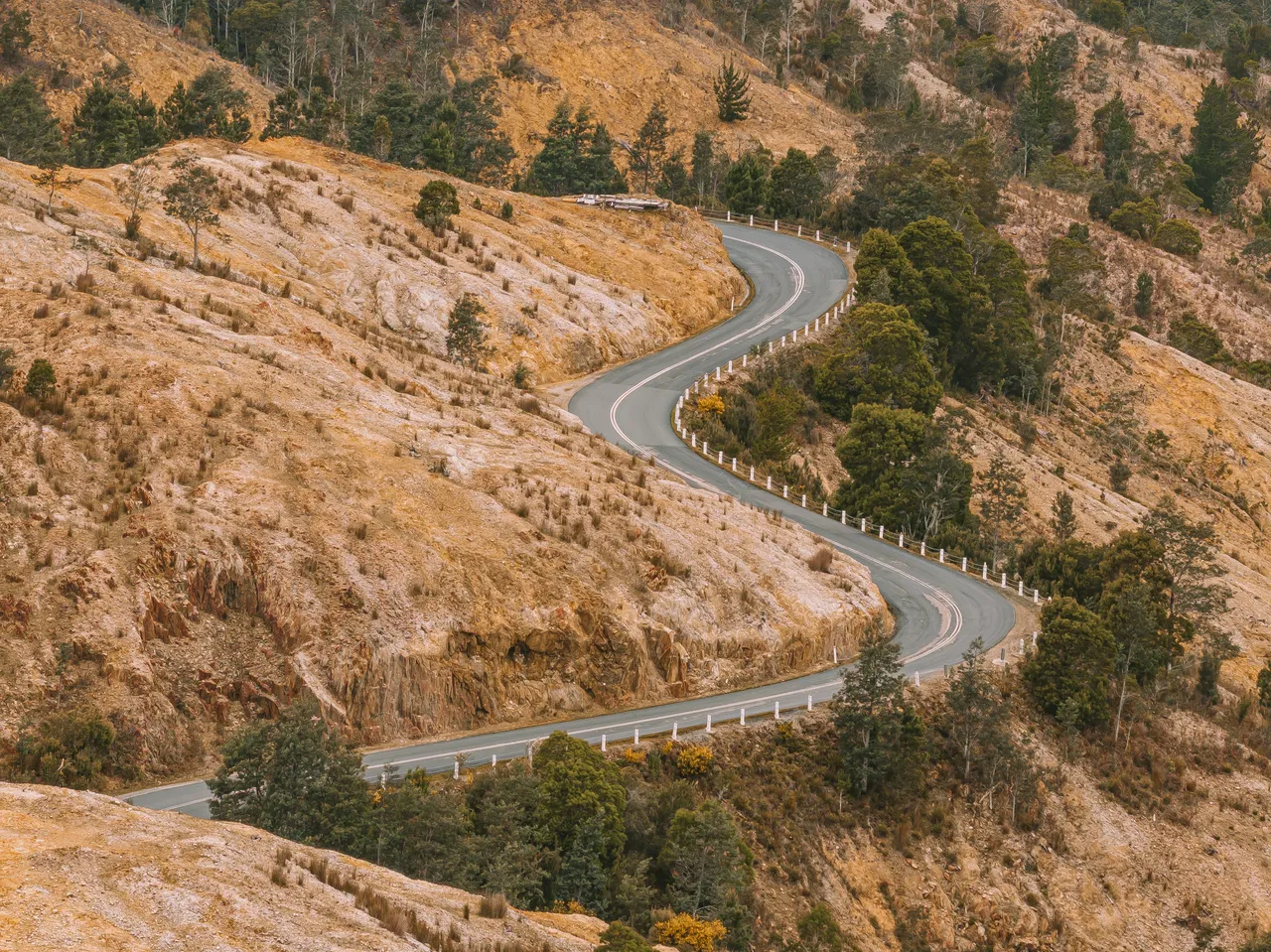 Lyell Highway Aerial