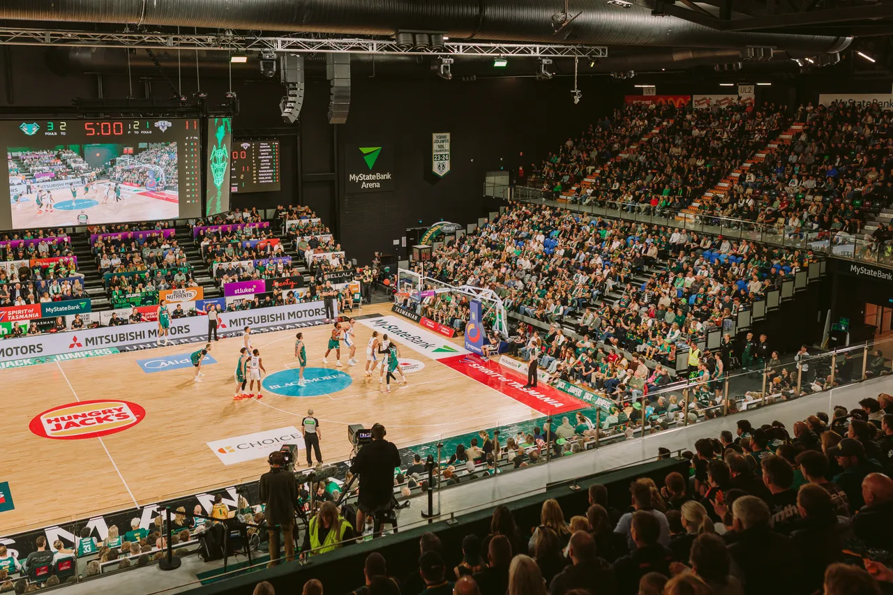 Tasmania JackJumpers Game at MyState Bank Arena