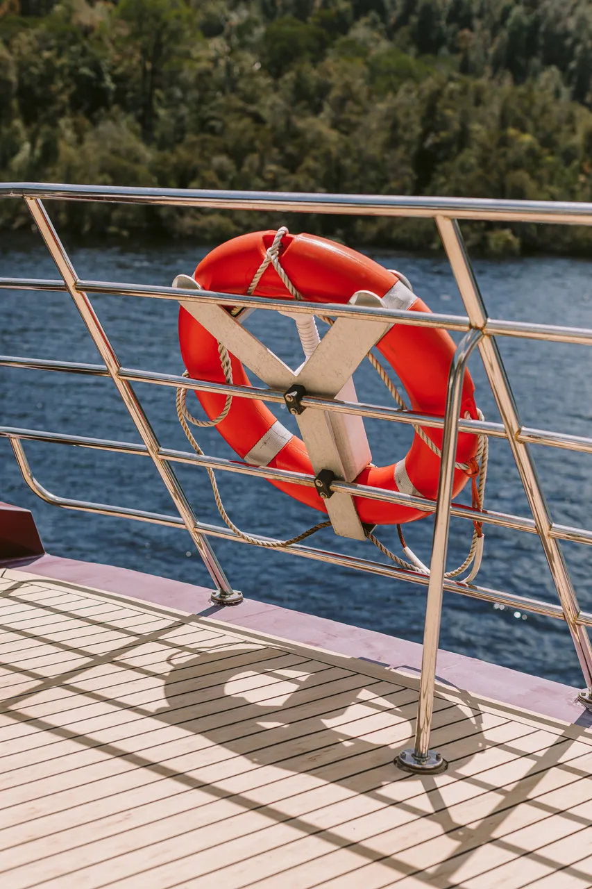 Life Buoy on Boat