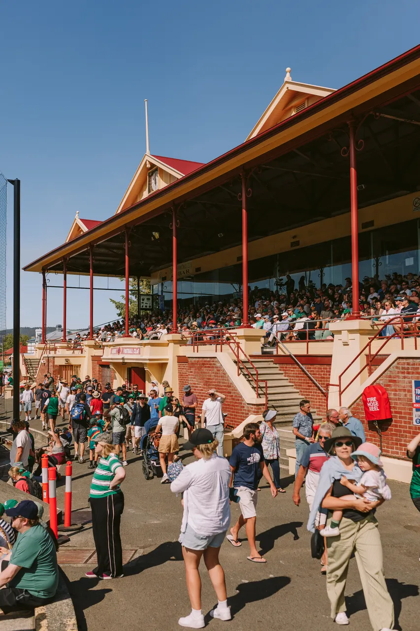 Spectators at Tasmania Devils Game