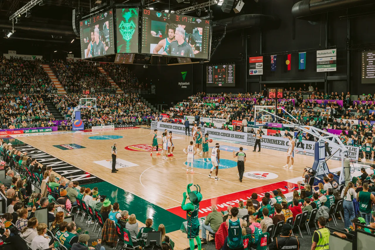 Tasmania JackJumpers Game at MyState Bank Arena