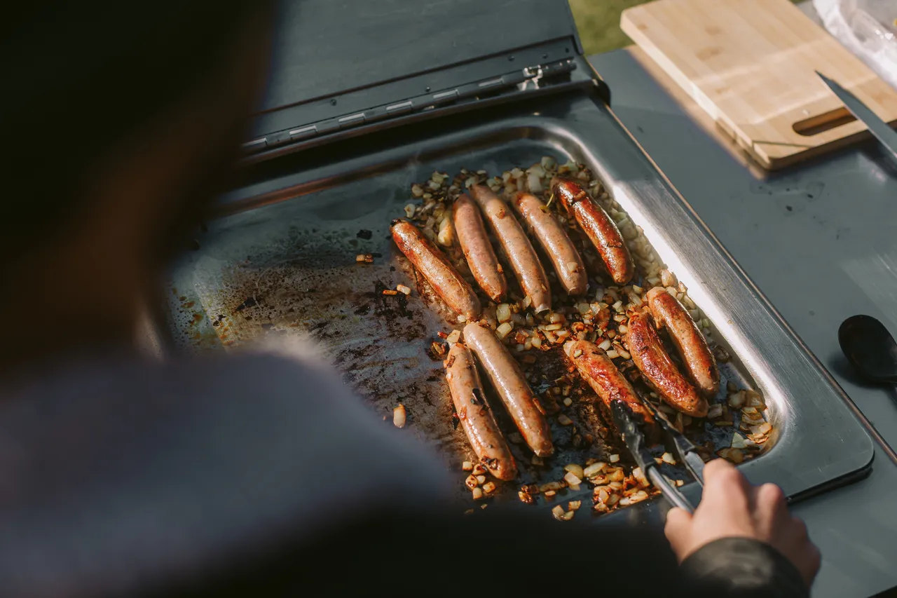 Cooking Wallaby Sausages