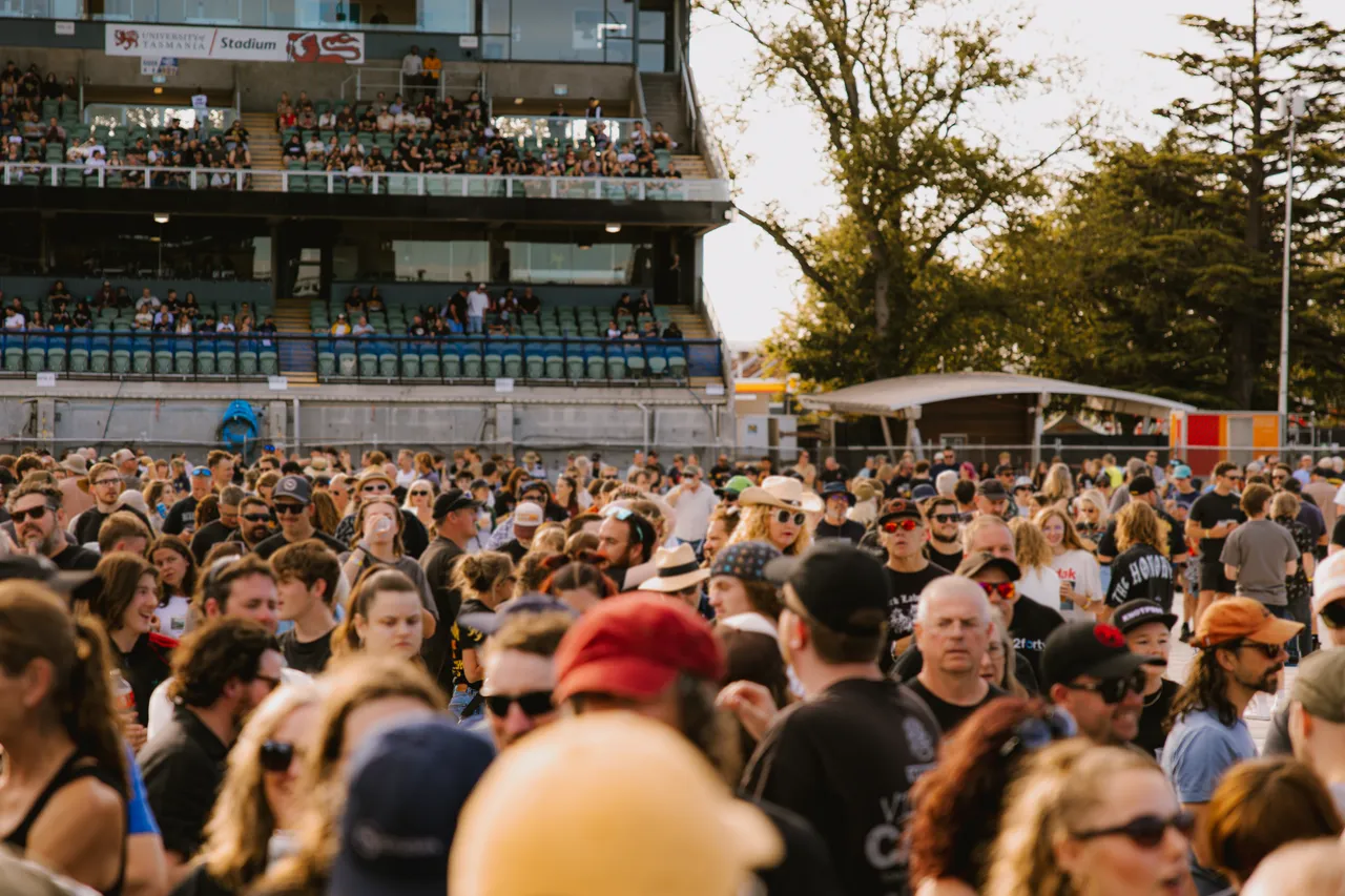 Crowd Gathering in UTAS Stadium