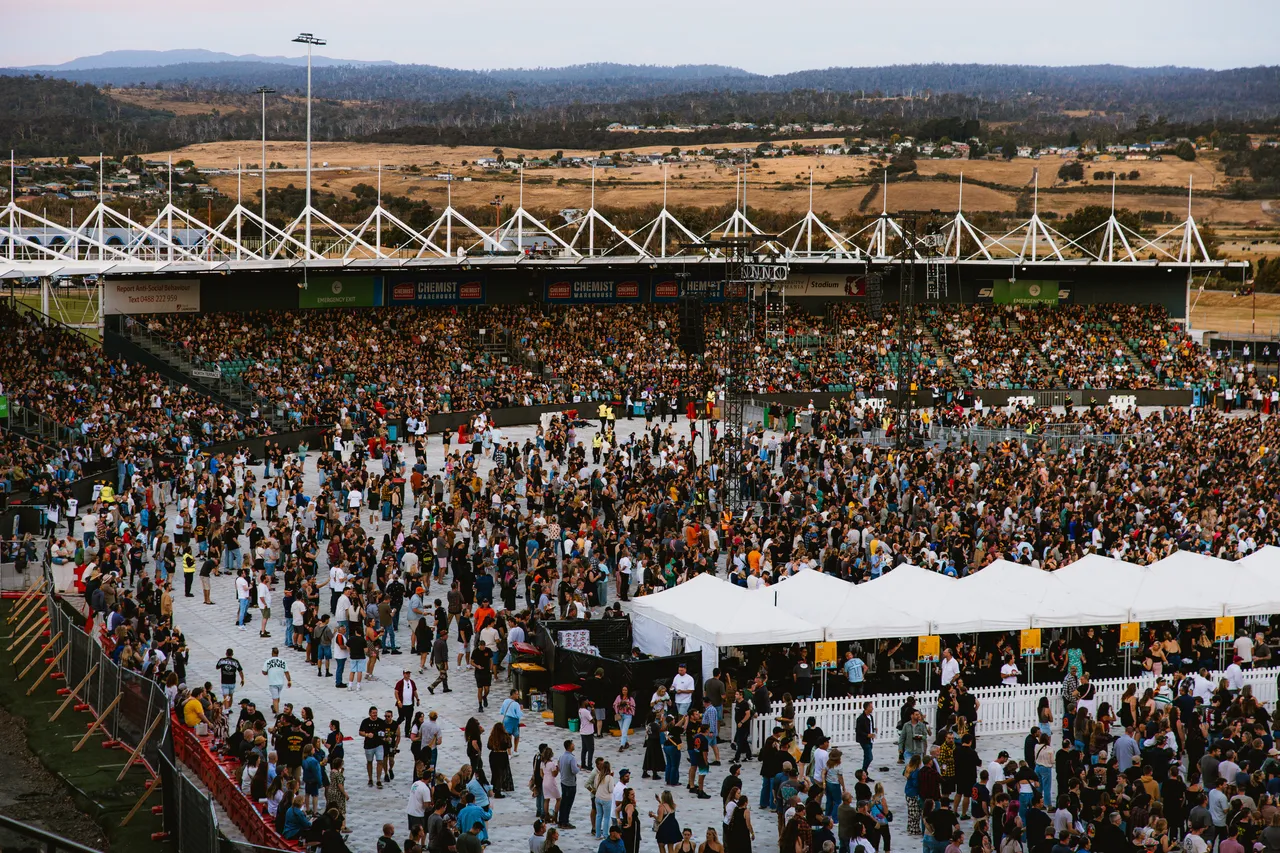 Crowd Inside UTAS Stadium