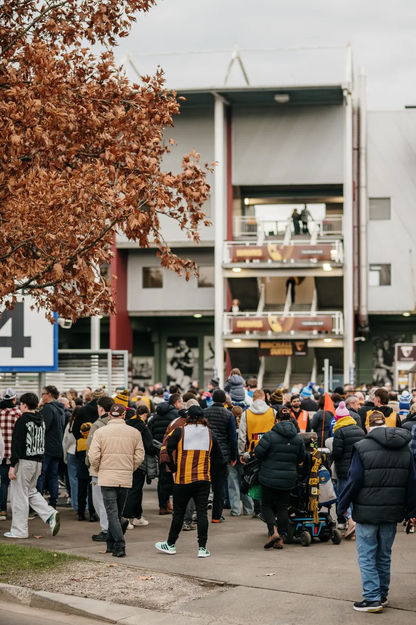 Spectators Entering UTAS Stadium