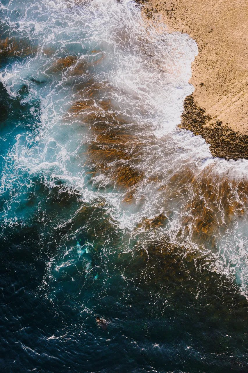 Bicheno Coastline Aerial