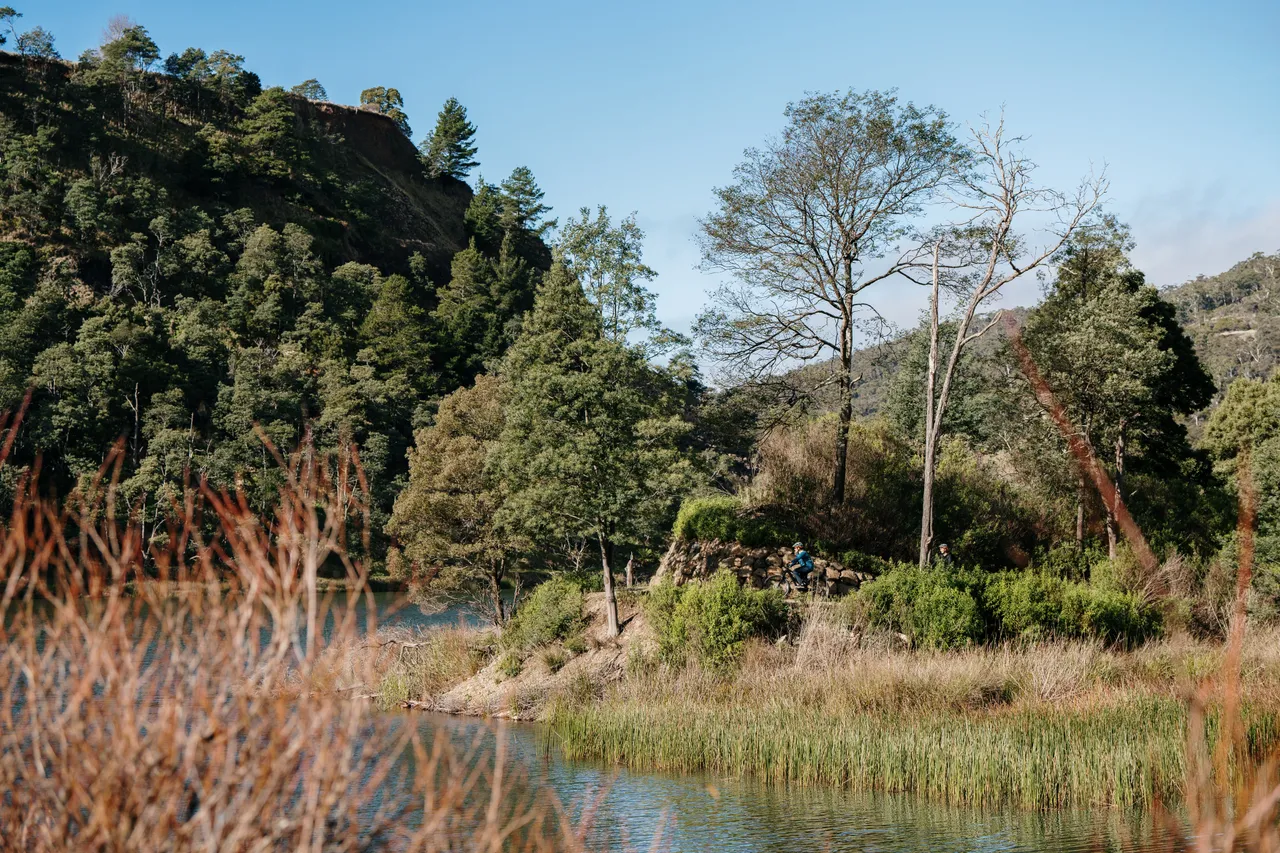 Biking Around Lake Derby