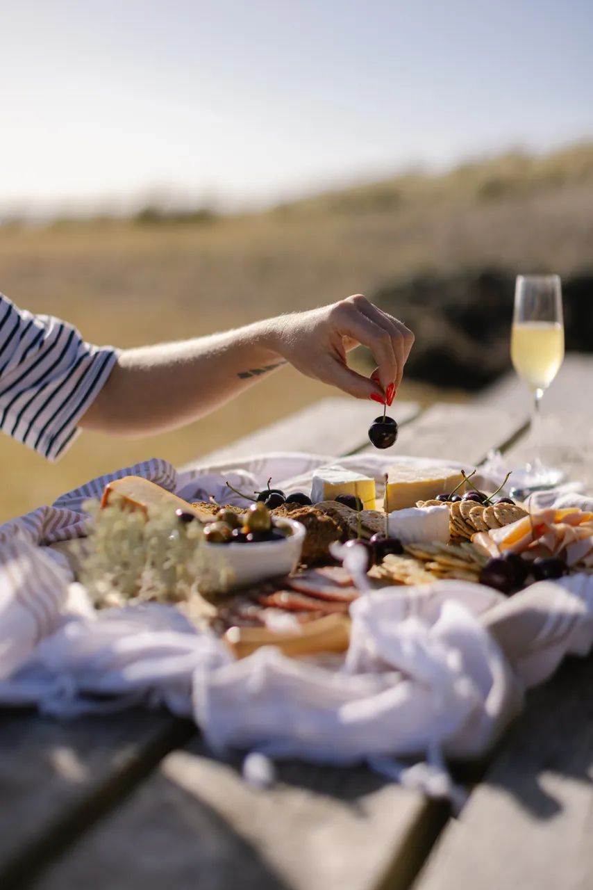 Outdoor Picnic Cheese Board