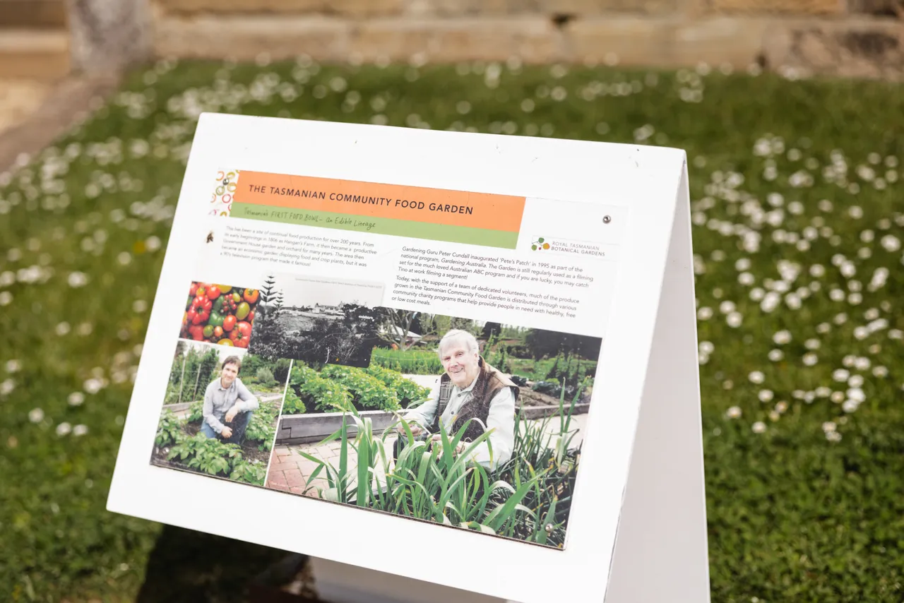 Community Food Garden Sign