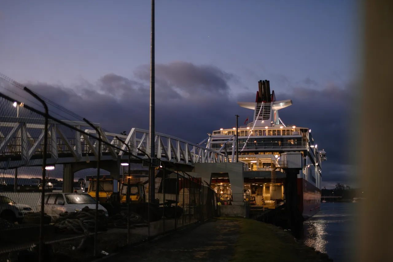 Spirit of Tasmania Docked at Devonport