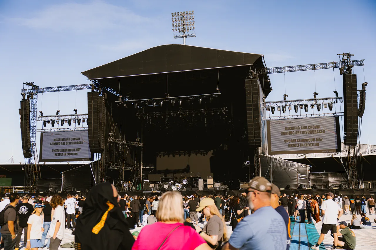Concert Stage at UTAS Stadium