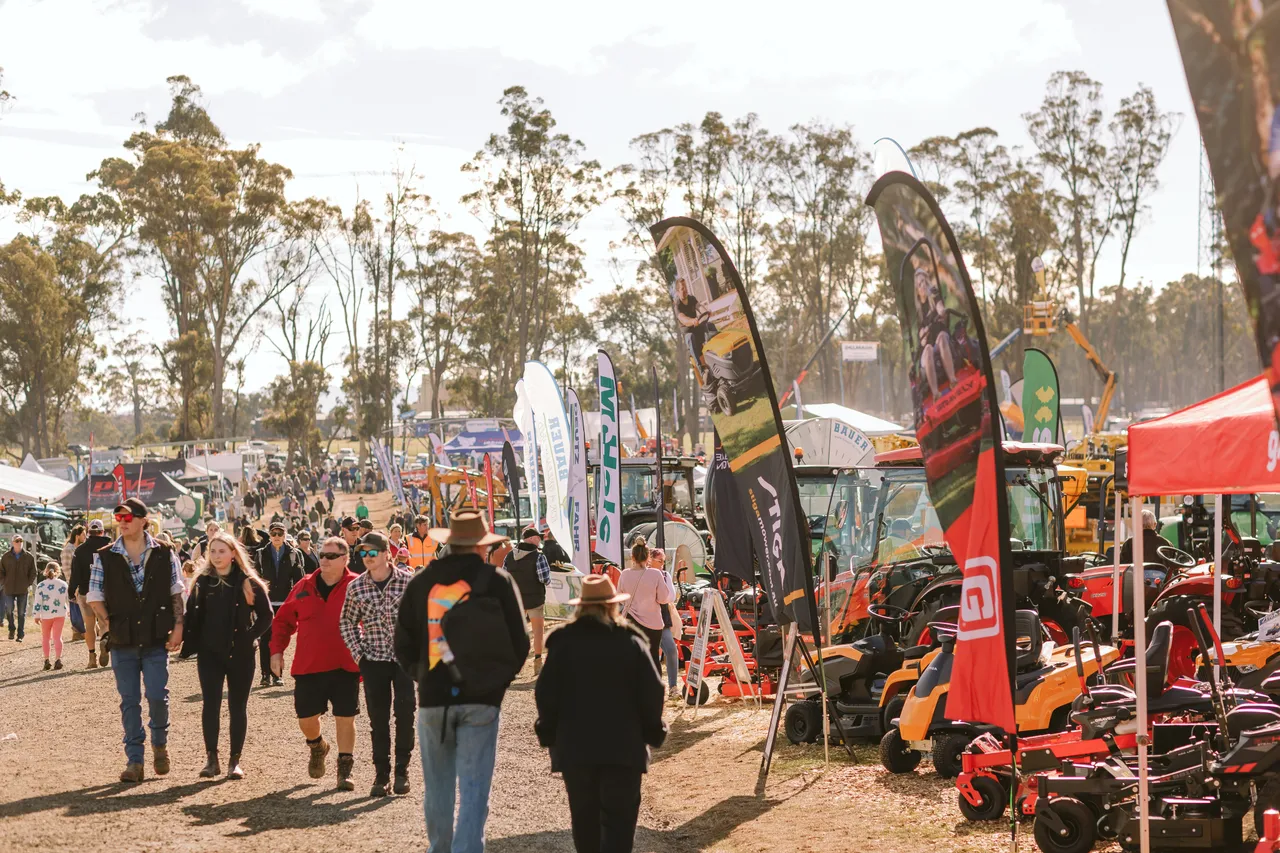 Mower Display at Agfest