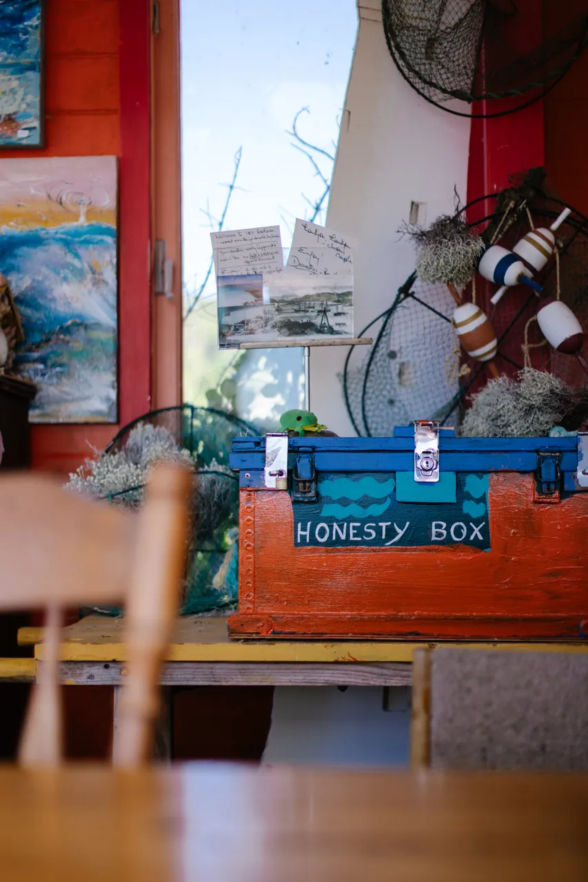 Currie Boathouse Honesty Box