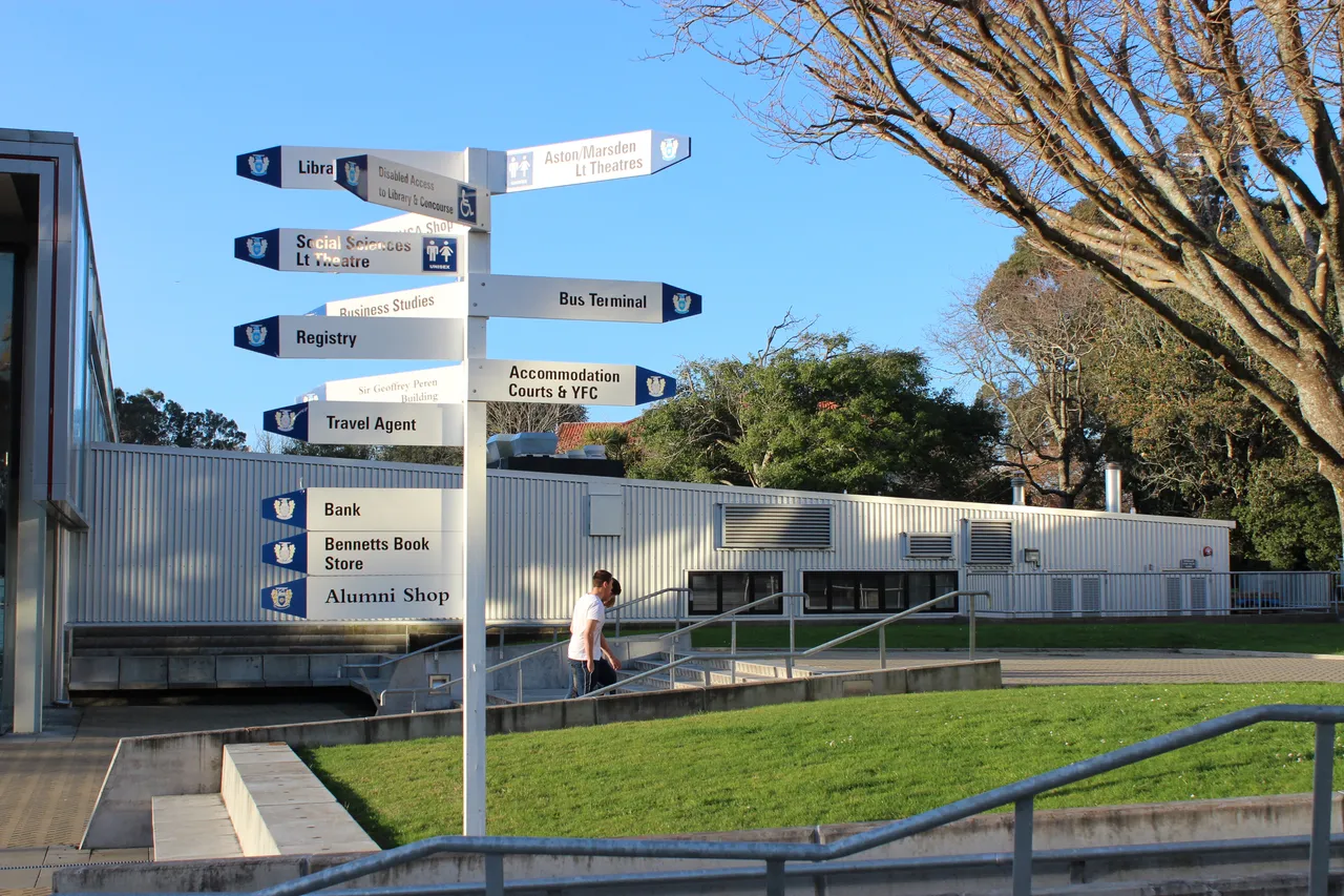 Manawatu Campus signpost