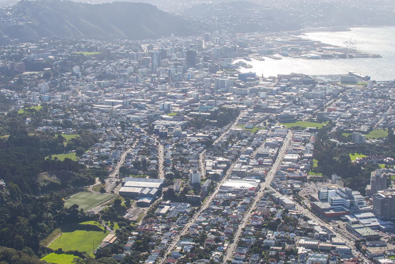 Massey Wellington Campus Aerial
