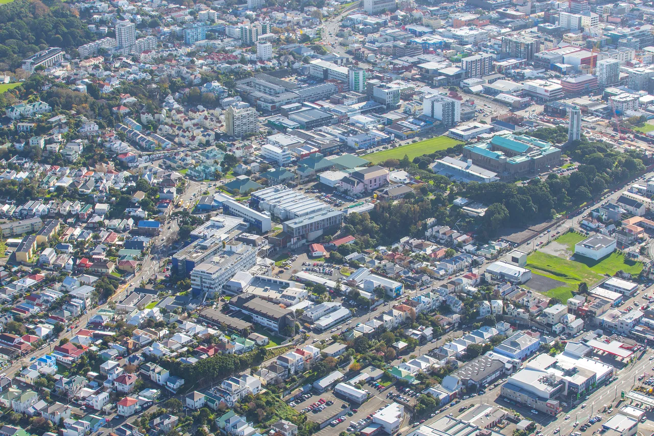 Massey Wellington Campus Aerial