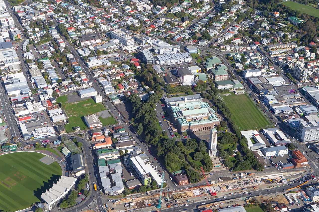 Massey Wellington Campus Aerial