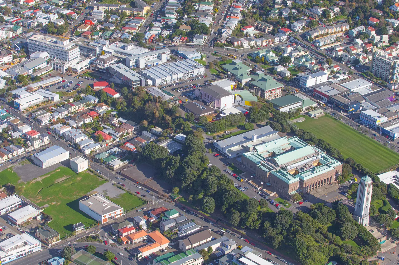 Massey Wellington Campus Aerial