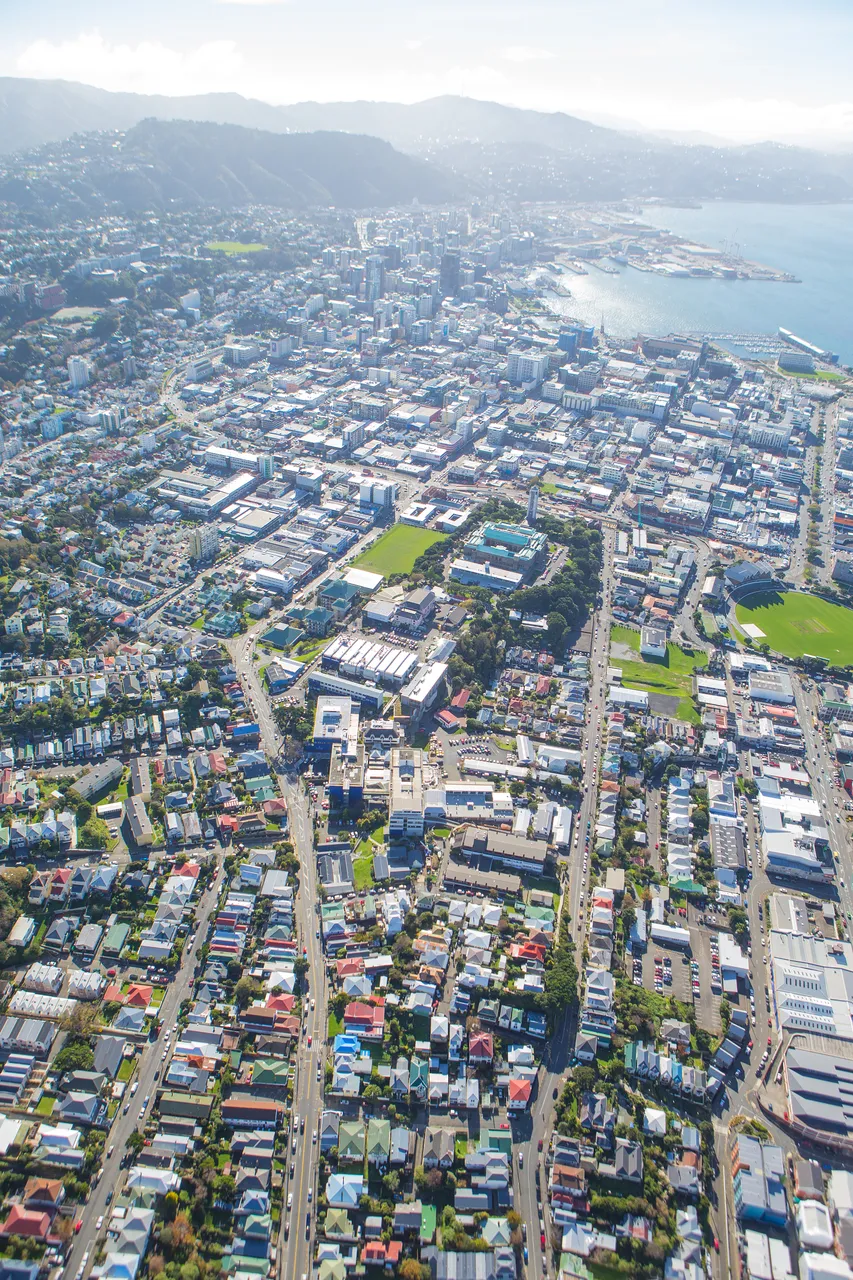 Massey Wellington Campus Aerial