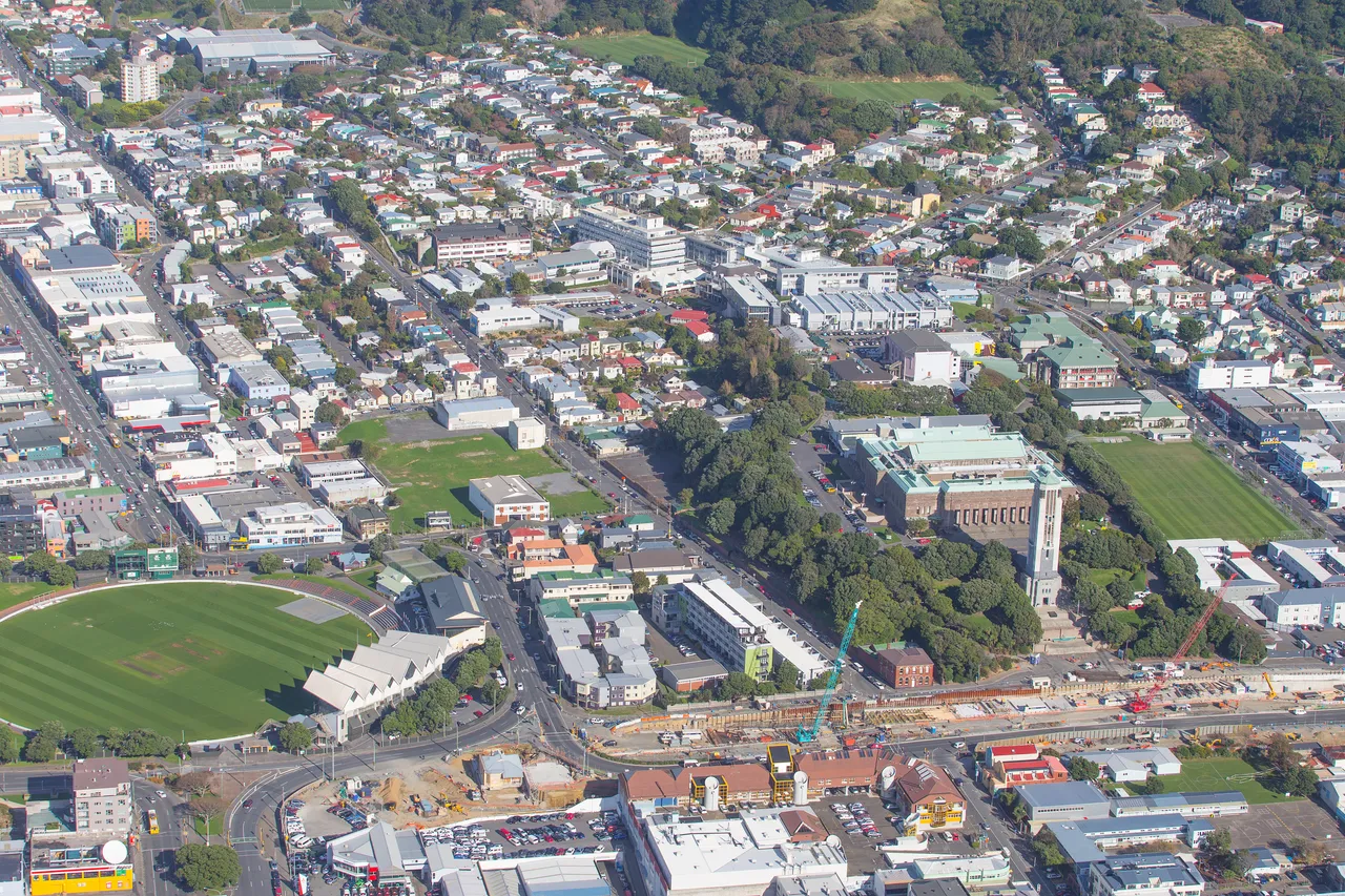 Massey Wellington Campus Aerial