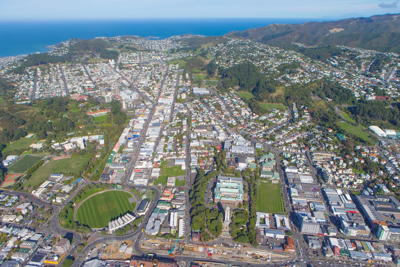 Massey Wellington Campus Aerial