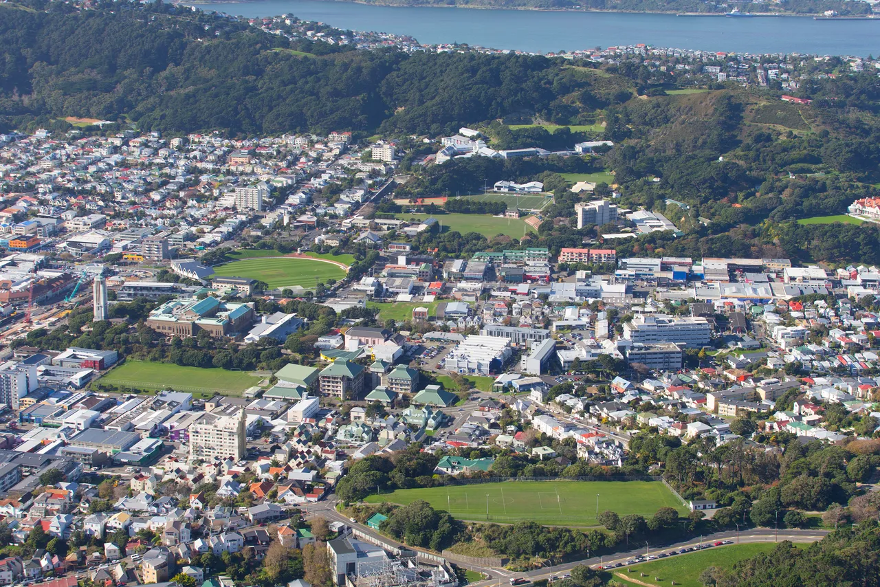 Massey Wellington Campus Aerial