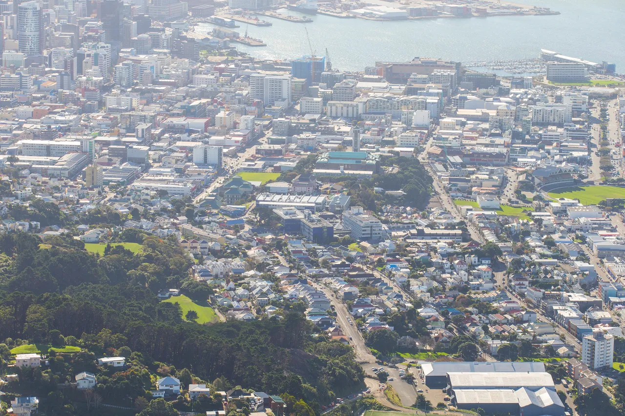 Massey Wellington Campus Aerial