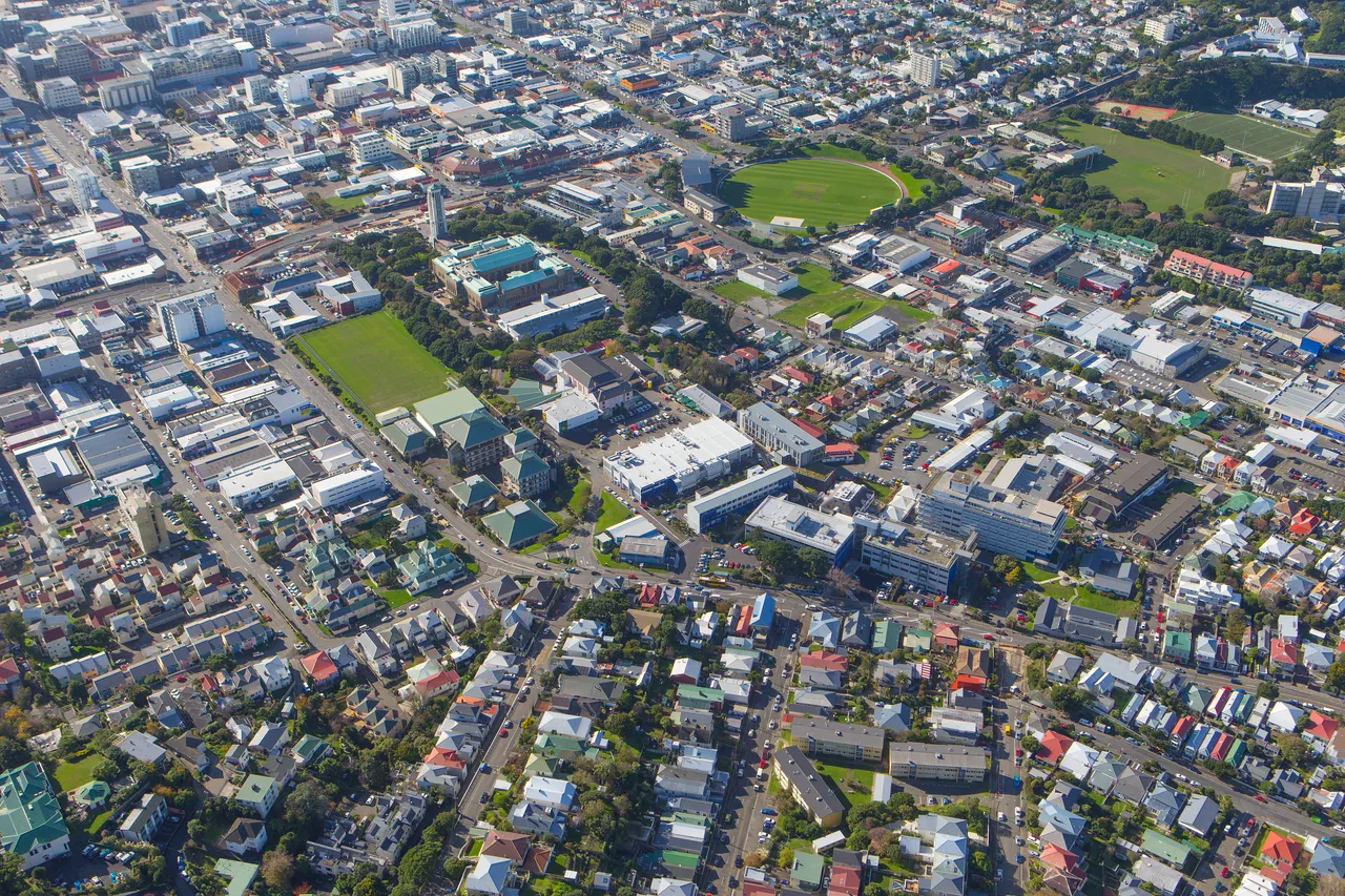 Massey Wellington Campus Aerial