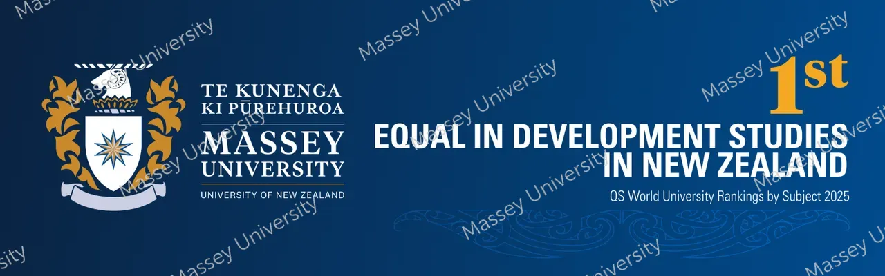 Massey University Ranking EmS _ Development Studies 1st NZ _ 2025