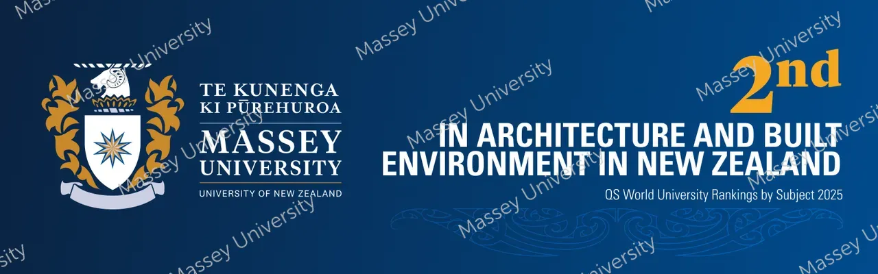 Massey University Ranking EmS _ Architecture & Built Environment 2nd NZ _ 2025