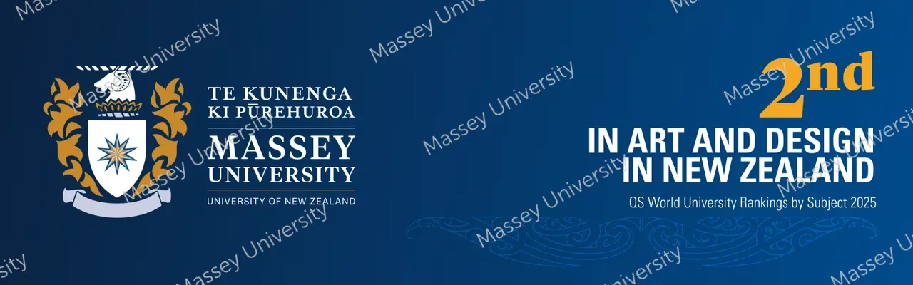 Massey University Ranking EmS _ Art & Design 2nd NZ _ 2025