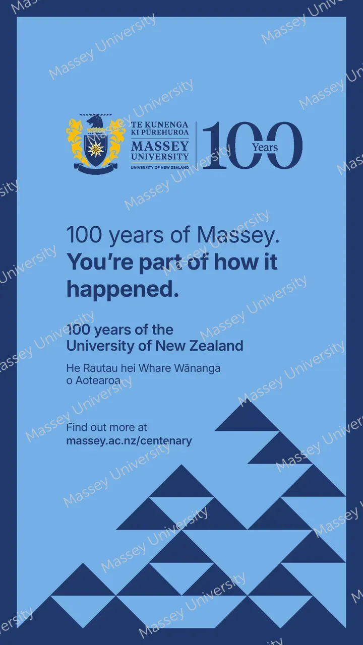 Massey Centenary Staff Social Media 9x16 2