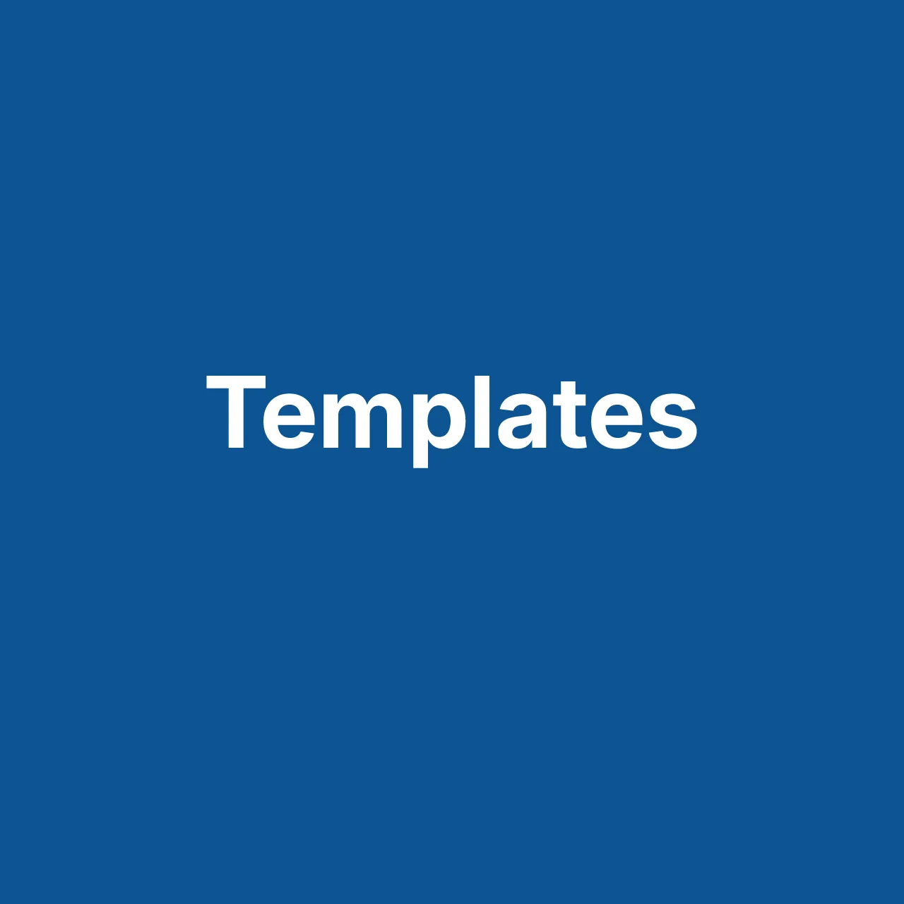 Collection cover Templates