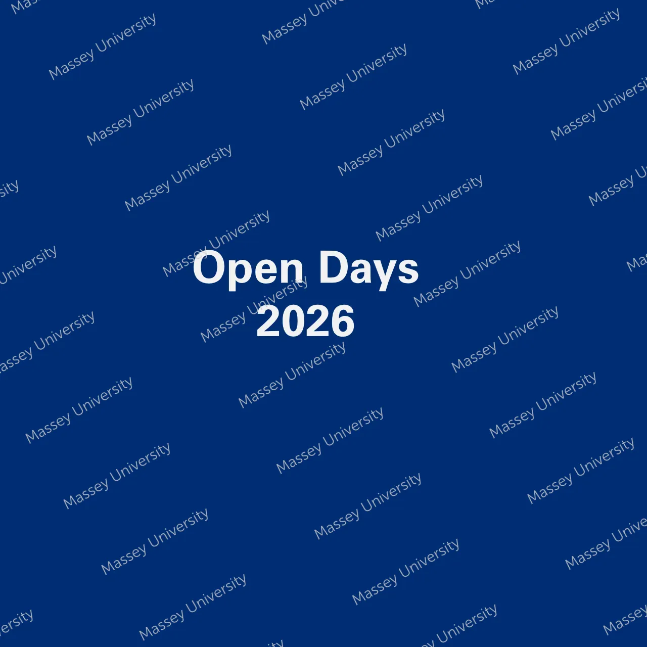 Open Days 2026 Album Cover
