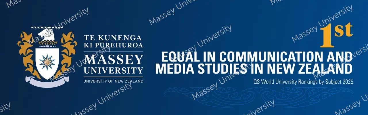 Massey University Ranking EmS _ Communication & Media Studies 1st NZ _ 2025