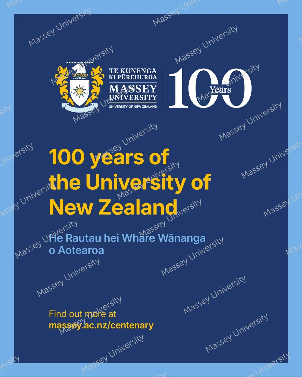 Massey Centenary General Social Media 4x5 2
