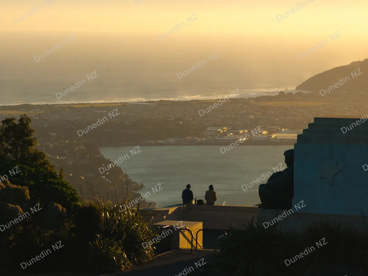 SCENIC_SignalHillSunsetAerial_DunedinNZ_004