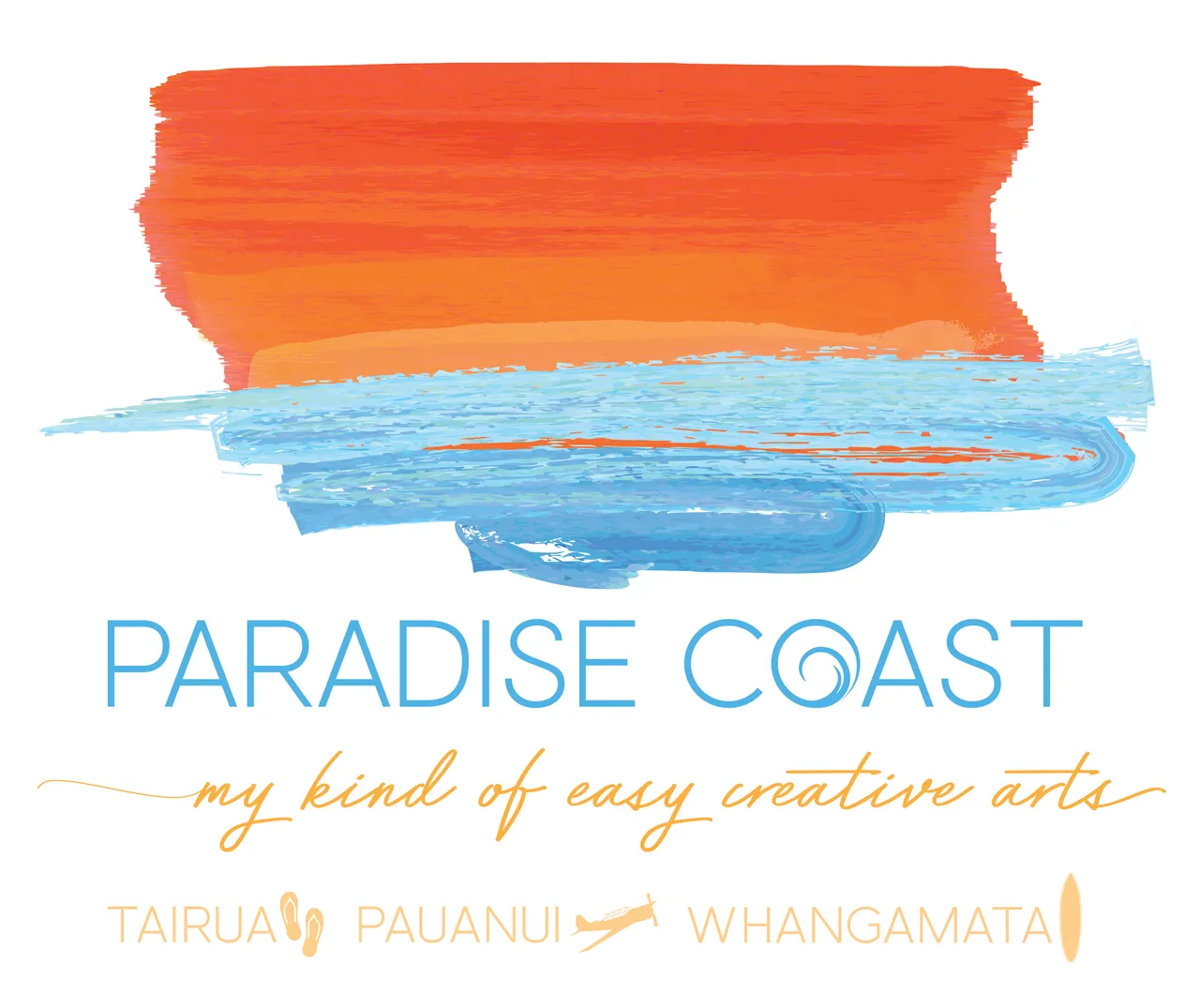 extra graphics - artistic sunset with creative arts tagline