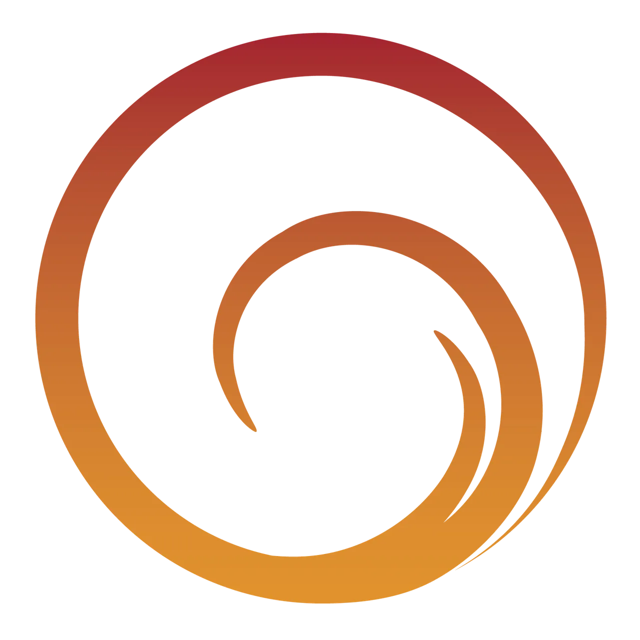 Paradise Coast - PRINT - O logo red-orange