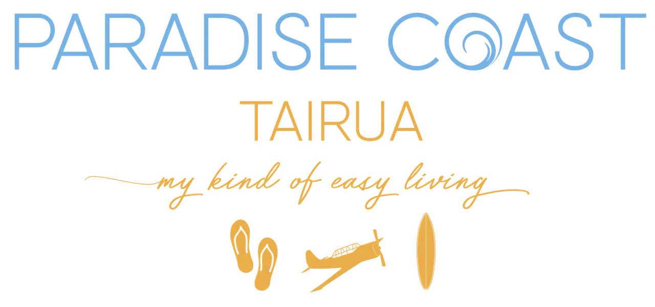 Paradise Coast - Tairua - PRINT - Logo My kind of easy colour