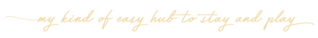 Paradise Coast - PRINT - Tagline Hub to stay and play light orange