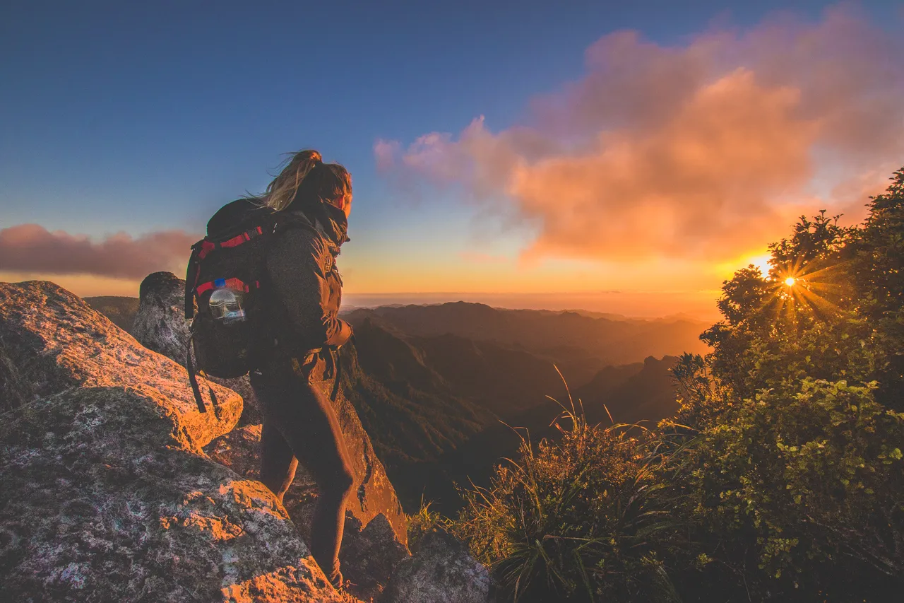 The Pinnacles Sunset - Girl