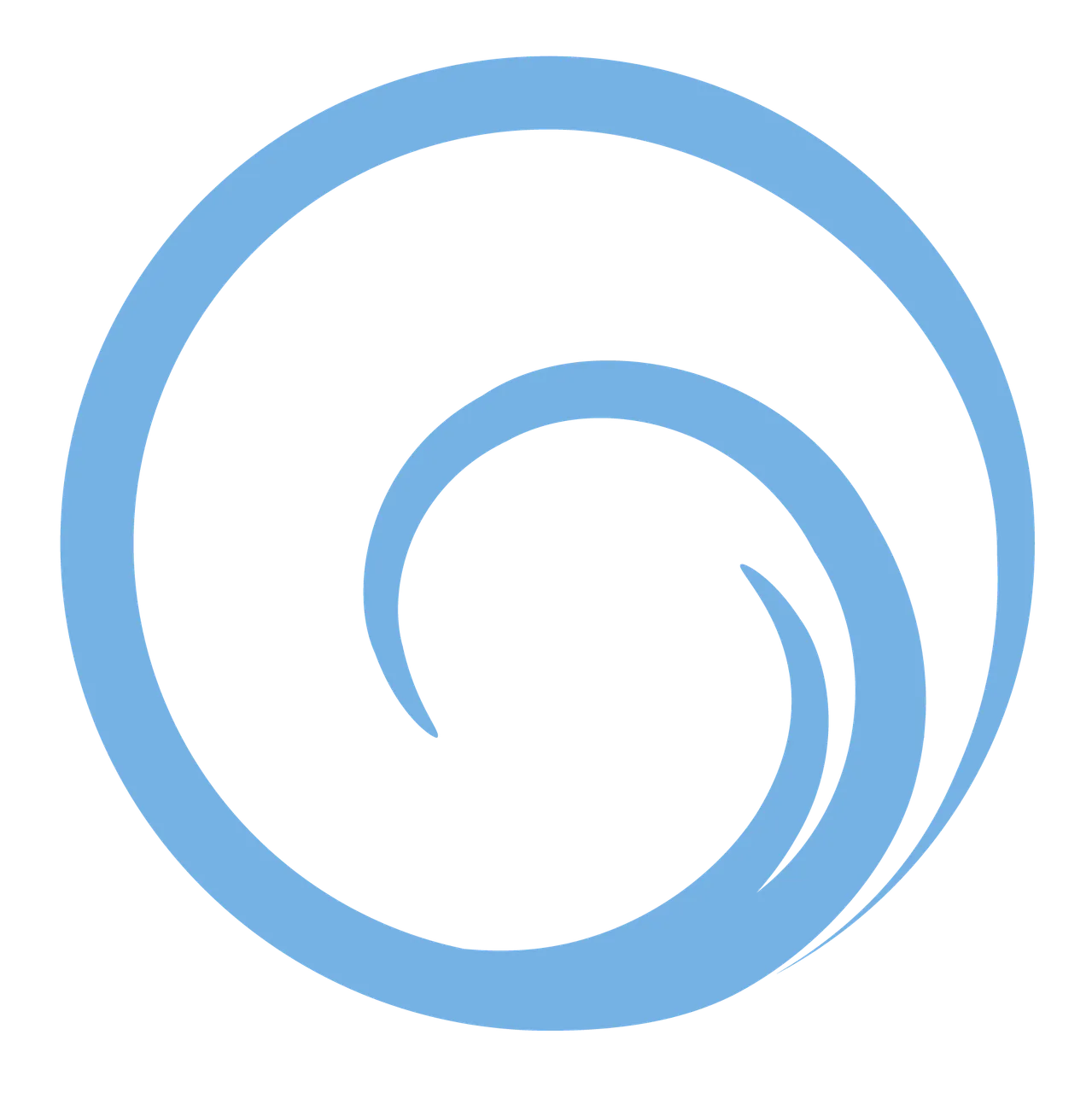 Paradise Coast - PRINT - O logo blue