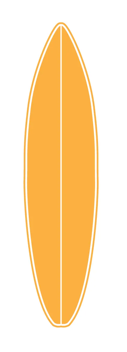 Paradise Coast - PRINT - Icon Whangamata orange