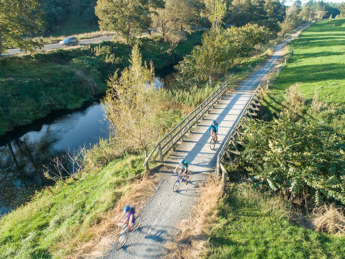 Taking it easy on the Hauraki Rail Trail