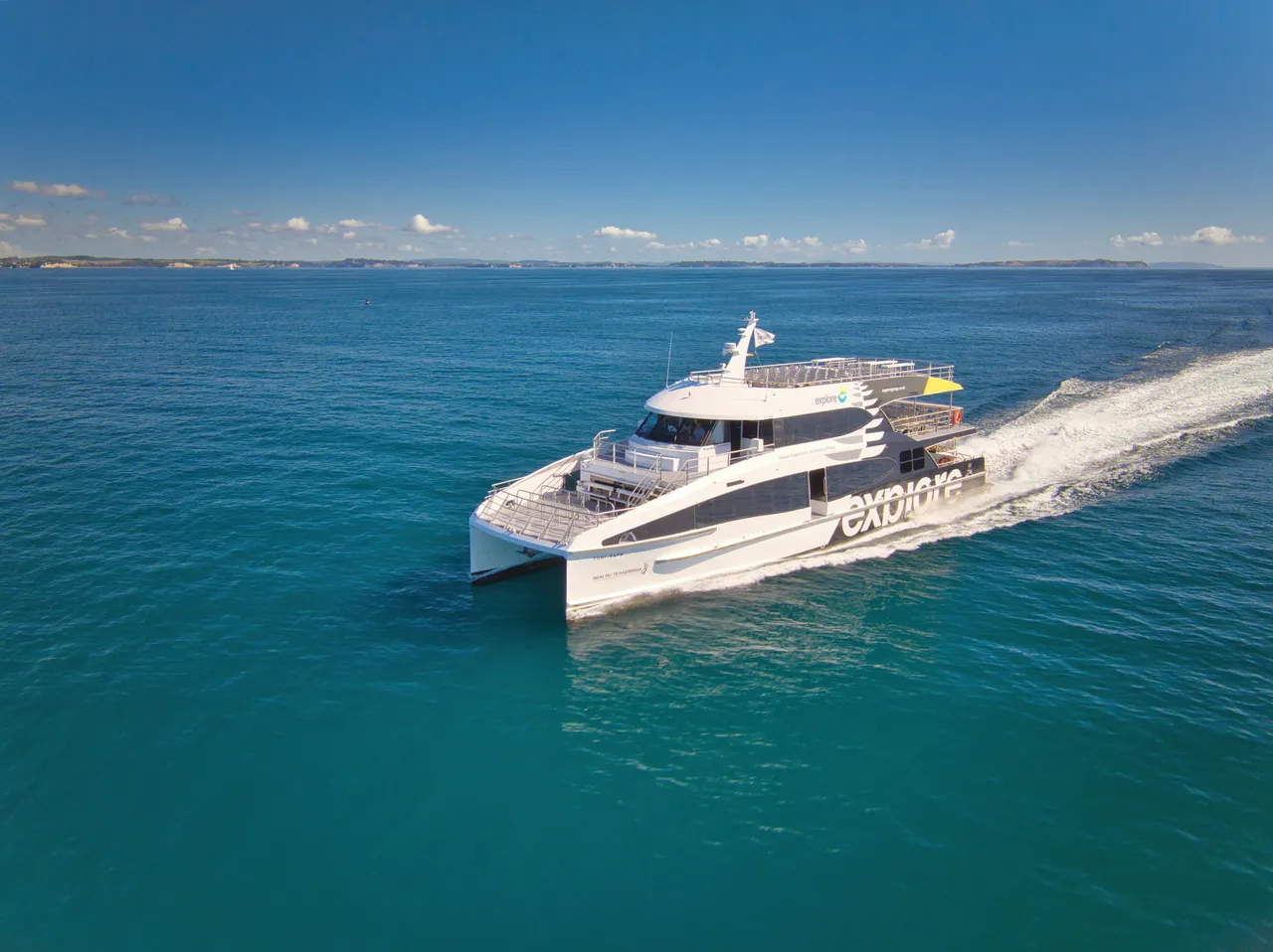 Explore Group_Tuhi-rapa aerial on the Hauraki Gulf